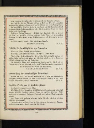 Englische Stellungen bei Hulluch erstürmt.