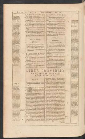 Liber Proverbiorum, Quem Hebraei Misle Appellant