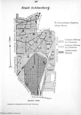 Karte: XIV. Stadt Schöneberg