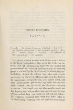 Tweede hoofdstuk. Batavia