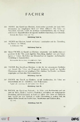 Fächer (Nr. 253-258)