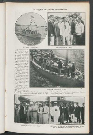 La regata de yachts automóviles