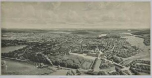 Potsdam aus der Vogelschau