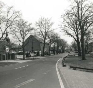 Schlepzig. Dorfstraße. Blick nach Westen