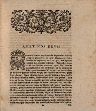 Specimen Theologicvm De Anypostasia Et Enypostasia Hvmanae Christi Natvrae