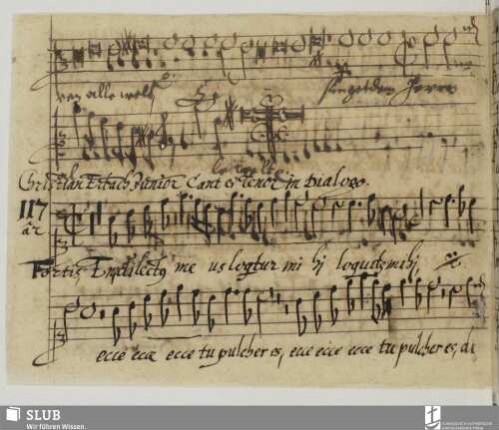 [Erbach, Christian:] Fortis est ut mors dilectio