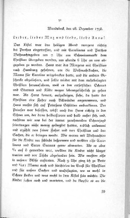 31 Wandsbeck, den 28. Dezember 1798.