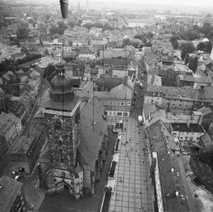 Margarethenkirche auf dem Neumarkt von Gotha : Blickrichtung Osten