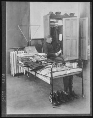 Vancouver, Washington. Soldier`s Bunk,Vancouver Barracks