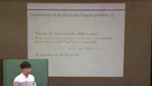 A compactness theorem of the fractional Yamabe problem.
