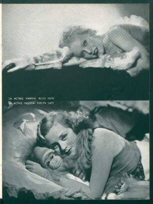 La actriz yankee, Alice Faye - La actriz inglesa, Evelyn Laye
