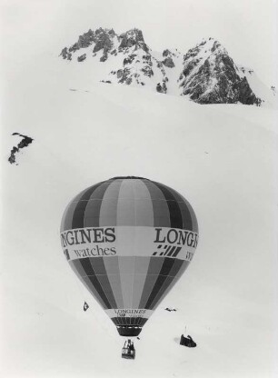 Heißluftballon-Treffen in Tignes le Lac