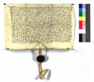 Schuldbrief über 10 Gulden des Konrad Baur und seiner Frau Magdalena zu Mergentheim an Burkhardt von Seckendorff