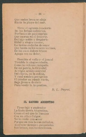El gaucho argentino