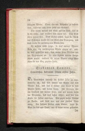 Siebentes Kapitel. Conrädchen bekommt seinen ersten Zahn.