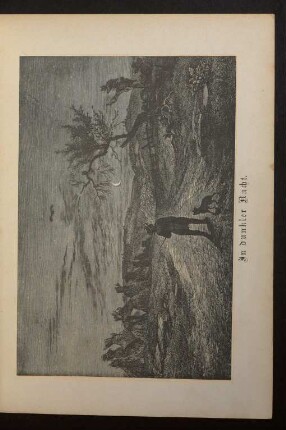 Tafel: In dunkler Nacht.