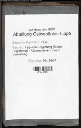 Anstellung der Amtschirurgen im Distrikt Salzuflen, Bd. 4