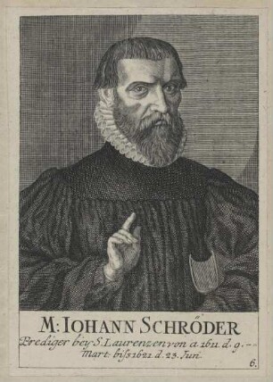 Bildnis des Iohann Schröder