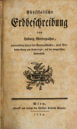 Physikalische Erdbeschreibung