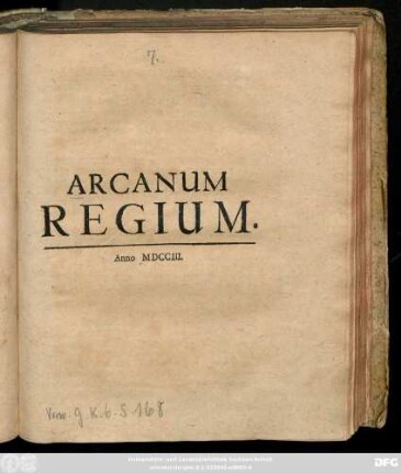 Arcanum Regium