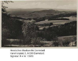 Felsberg im Odenwald, Blick vom Felsberg auf den Frankenstein