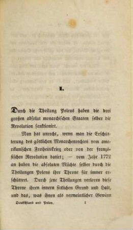 Deutschland, Polen und Rußland