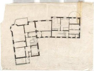 Littmann, Max; Bocksberg; Hofgut - Grundriss