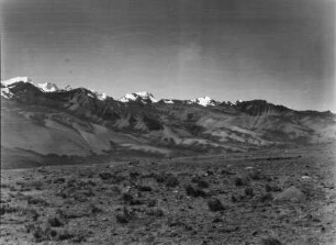 Panoramaaufnahme von Ancohuma bis Chachacomani (Südamerikareise 1926-1929)