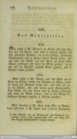 XIII. Von Mehlspeisen