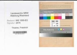 Entnazifizierung Friedrich Thoene, geb. 13.01.1906 (Maler)