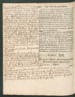 Caput. XIII. De novis Officiis Archithesaurarii, & Archi-Vexilliferi; & de Vexillo Imperii.
