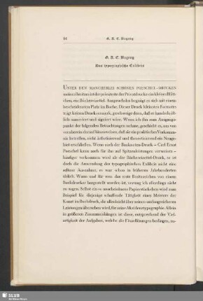 Das typographische Exlibris