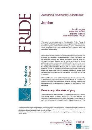 Assessing democracy assistance : Jordan