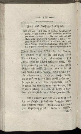 Fünf und dreißigstes Kapitel. - Acht und dreißigstes Kapitel.