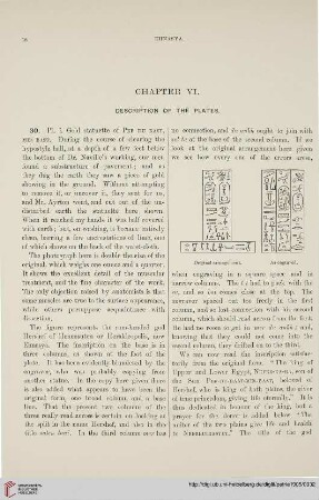Chapter VI: Description of the plates