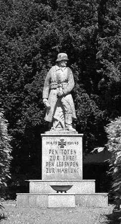 Kriegerdenkmal (Denkmal); Gründau, Gartenstraße