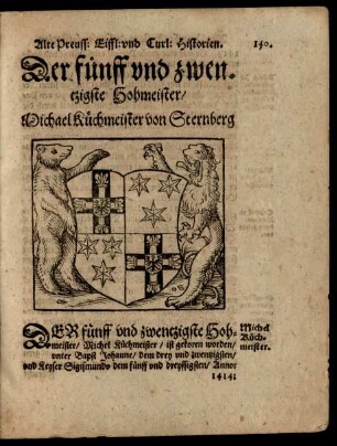 Der fünff und zwentzigste Hohmeister ...