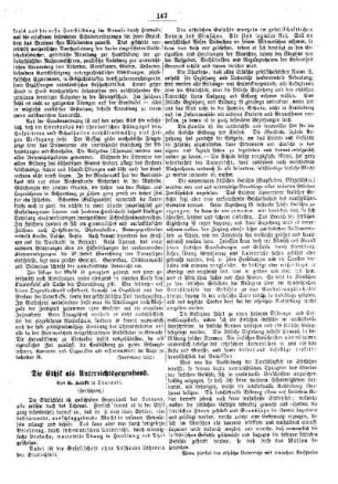 Die Ethik als Unterrichtsgegenstand (Fortsetzung)