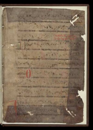 Fragment (Hinterspiegel): [Antiphonale]