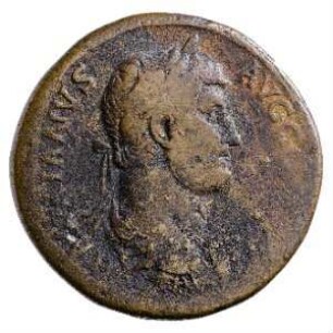 Münze, Sesterz, 134 - 138 n. Chr.