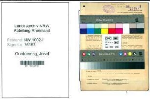 Entnazifizierung Josef Gueldenring, geb. 09.06.1897 (Dreher)