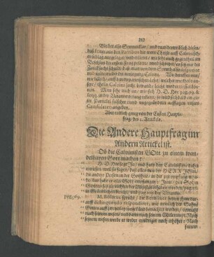 Die Andere Hauptfrag im Andern Artickel ist.