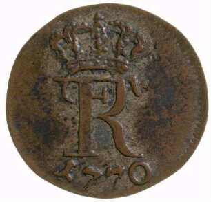 Münze, Pfennig, 1770