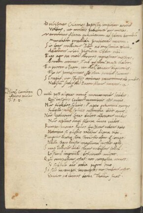 Ad Christophorum Diolaum cantilena