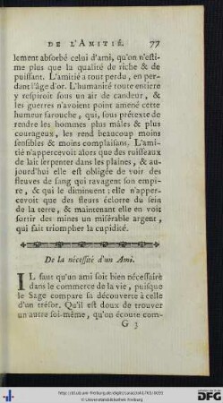 De la nécessité d’un Ami.