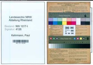 Entnazifizierung Paul Kehrmann , geb. 04.04.1897 (Kaufmann)