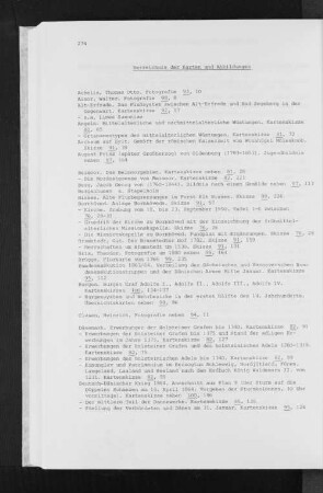 Verzeichnis der Karten und Abbildungen