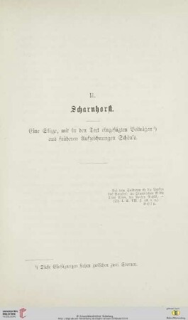 II. Scharnhorst