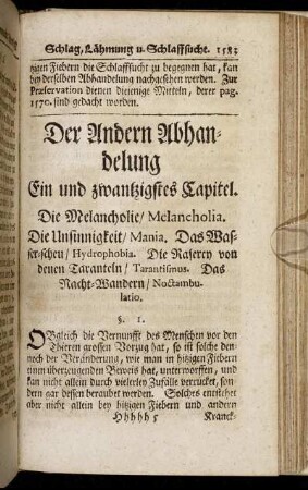 Ein und zwantzigstes Capitel.