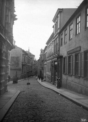 Blick in die Schulstraße nach Nordwesten